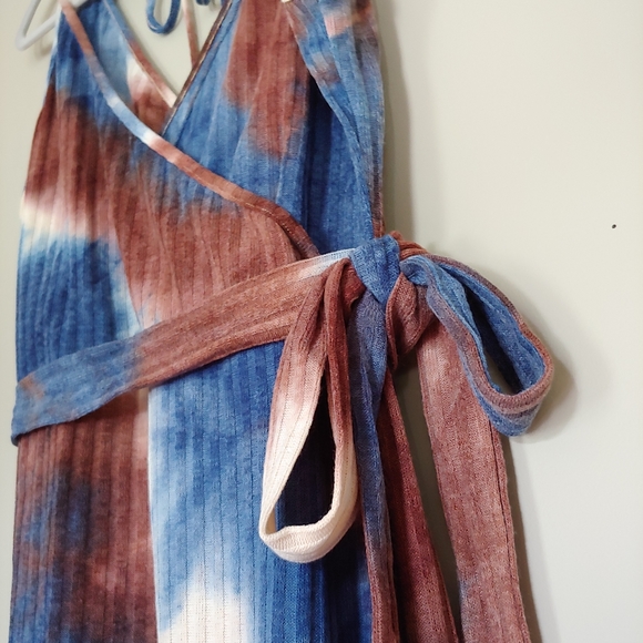 SHEINCurve Tie Dye Spaghetti Strap Dress Size 2XL - Picture 4 of 8